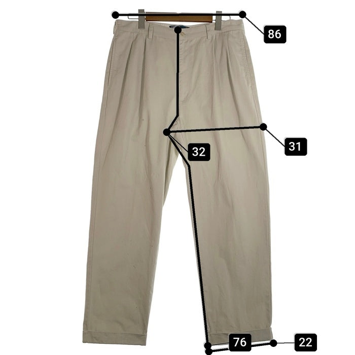Polo Ralph Lauren ポロラルフローレン HAMMOND PANT ハモンドパンツ 2タック チノ オフホワイト メキシコ製 Size 35×30 福生店