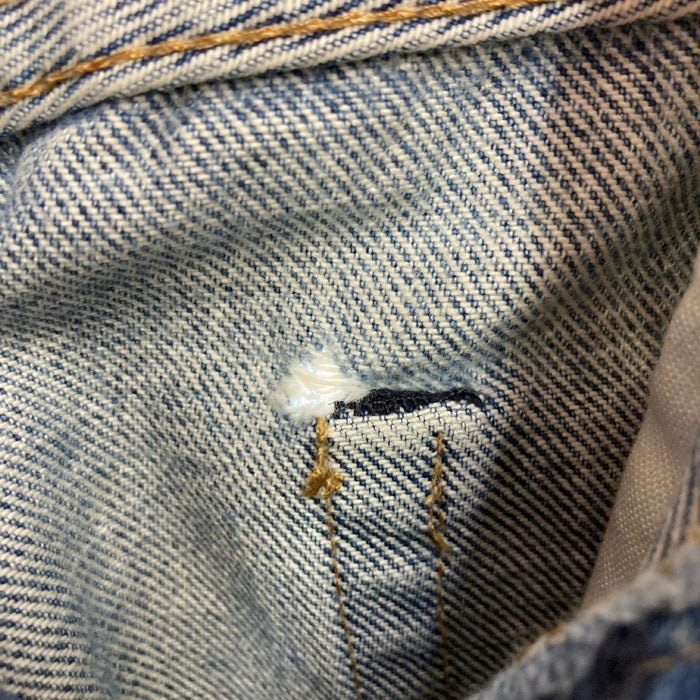 Levi’s リーバイス 501 USA製 ボタン裏6 66後期 8％表記 バックポケットチェーン デニムパンツ ライトインディゴ size- 瑞穂店