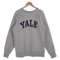Champion チャンピオン YALE リバースウィーブ クルーネックスウェットトレーナー グレー 赤単色復刻 USA製 Size JP L 福生店