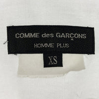 COMME des GARCONS HOMME PLUS コムデギャルソンオムプリュス パッチワークポケット フェルト型抜き 長袖シャツ ホワイト sizeXS 瑞穂店