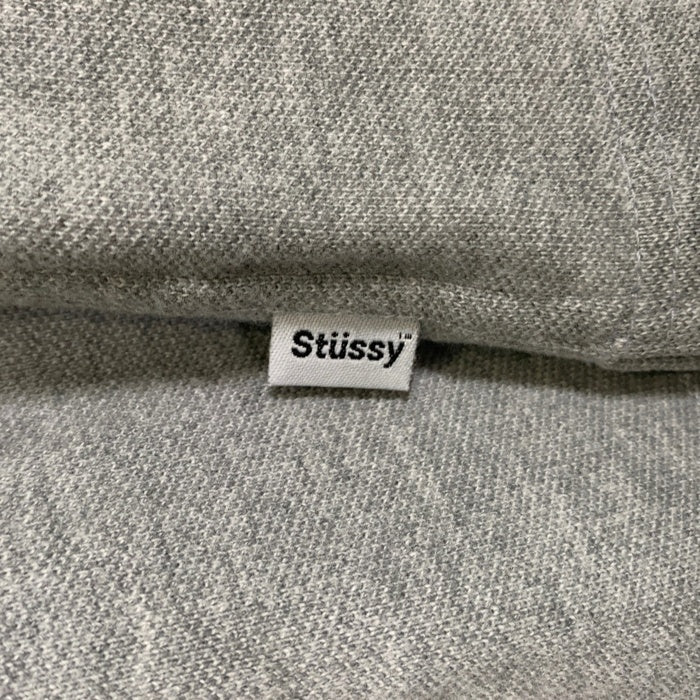 STUSSY ステューシー 刺繍 半袖 ポロシャツ グレー Size M 福生店