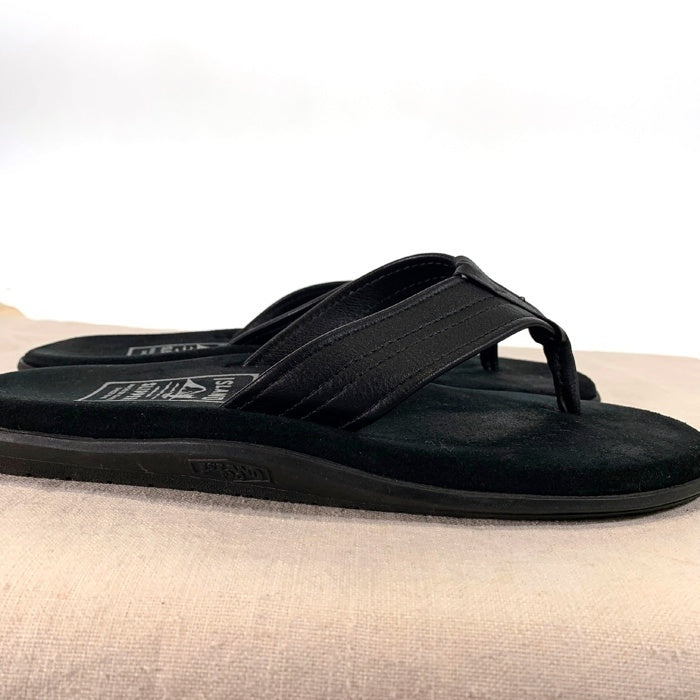 ISLAND SLIPPER  アイランドスリッパ レザー スウェード トングサンダル ブラック Size 8（26cm） 福生店