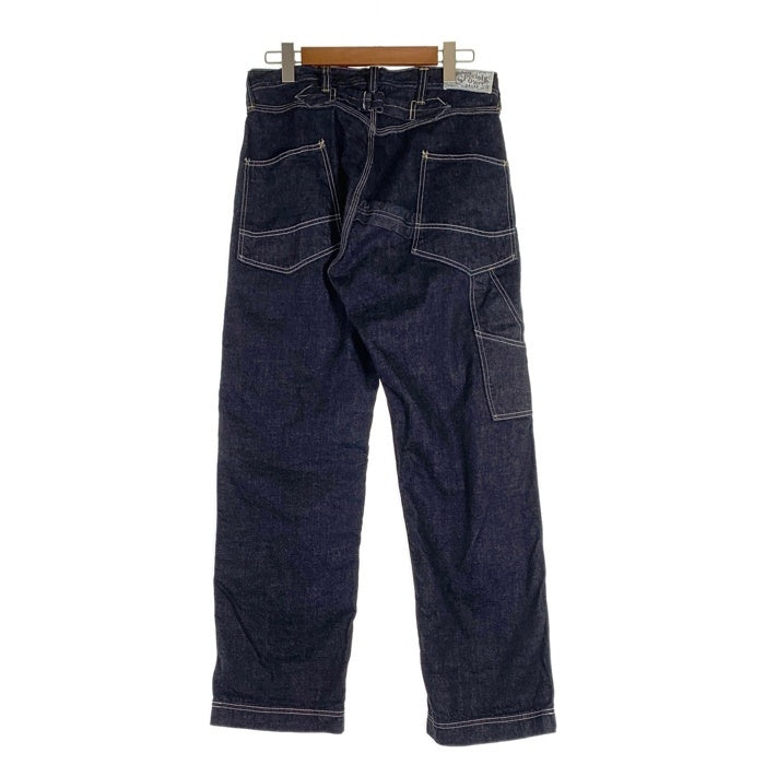 FREEWHEELERS フリーホイーラーズ UNION SPECIAL OVERALLS Derrickman デリックマン ダブルニーデニムワークパンツ インディゴ Size 34×32 福生店