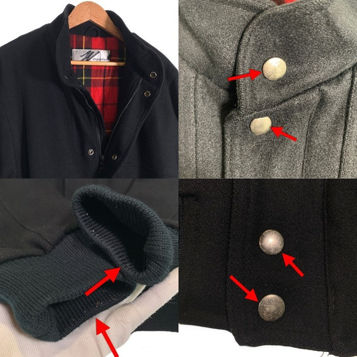 Pacific Trail パシフィックトレイル Weather Watcher ウール バーシティ ジャケット ブラック Size M 福生店