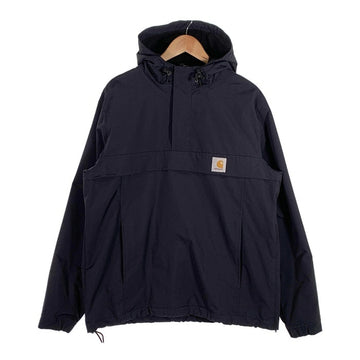 Carhartt WIP カーハート ワークインプログレス NIMBUS PULLOVER ナイロン プルオーバージャケット アノラック 内フリース ブラック Size L 福生店