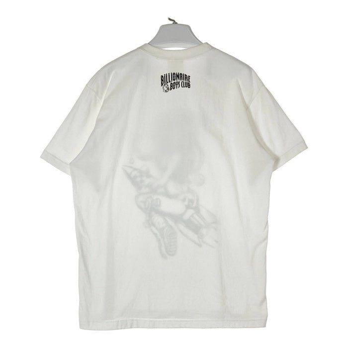 BILLIONAIRE BOY CLUB ビリオネアボーイズクラブ ロケット ガール Tシャツ ホワイト sizeL 瑞穂店