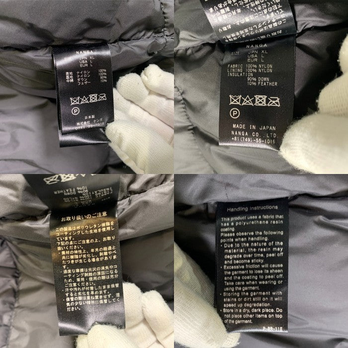 NANGA ナンガ 19AW AURORA DOWN JACKET オーロラ ダウンジャケット ブラック N1AJBKH0 Size XL 福生店