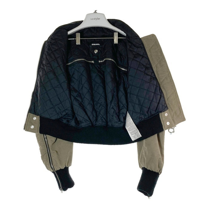 DIESEL ディーゼル バックジップ MA-1 フライトジャケット カーキ sizeXS 瑞穂店