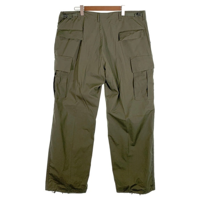 60's U.S.ARMY 米軍 ジャングルファティーグ リップストップ カーゴパンツ オリーブ OG107 8405-935-3313 69年会計 Size XL-R 福生店