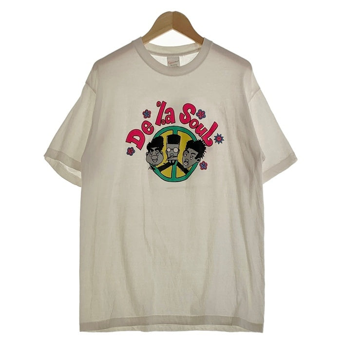DE LA SOUL デラソウル This Is My De La Soul T shirt プリントTシャツ ホワイト リプリント Size L 福生店