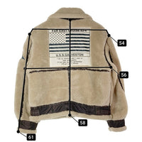 AVIREX アヴィレックス 783-2952004 レトロ ボア TOPGUN B-3ジャケット ベージュ sizeM 瑞穂店