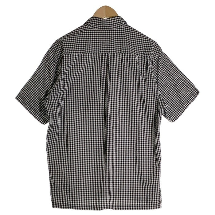 SUPREME シュプリーム 21SS Gingham S/S Shirt ギンガムチェックショートスリーブシャツ 半袖 ブラック ホワイト Size L 福生店