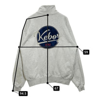 Keboz ケボズ ハーフジップ スウェット グレー sizeM 瑞穂店