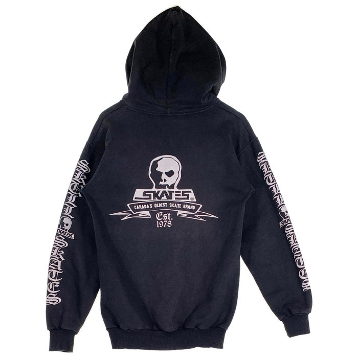 SKULL SKATES スカルスケーツ プルオーバー フーディー パーカー ブラック カナダ製 Size S 福生店