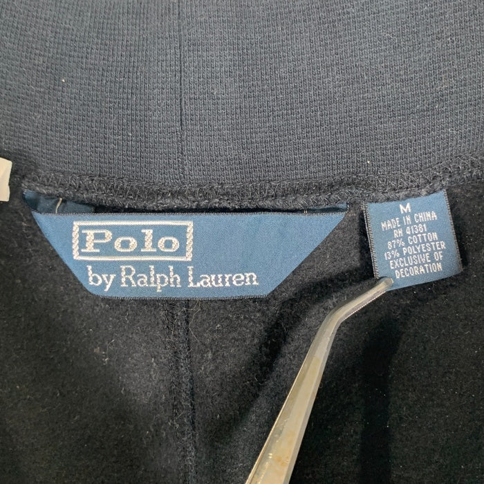 90's Polo By Ralph Lauren ポロ バイ ラルフローレン スウェットパンツ 裏起毛 三角タグ ブラック Size M 福生店