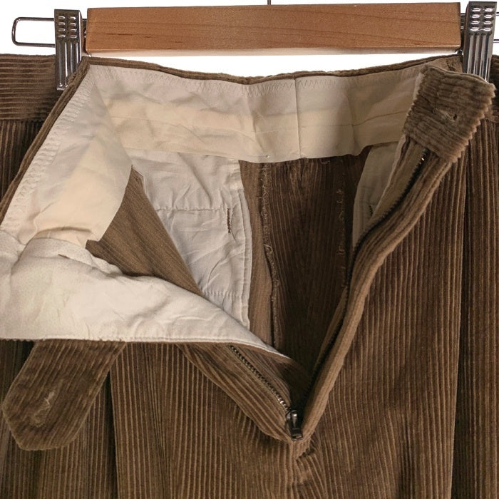 00's NAUTICA RIGGER ノーティカ 2タック コーデュロイトラウザーパンツ ブラウン Size 36×32 福生店