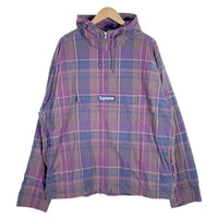 SUPREME シュプリーム 24SS Utilyty Anorak Plaid ユーティリティ アノラック ジャケット チェック パープル Size XL 福生店