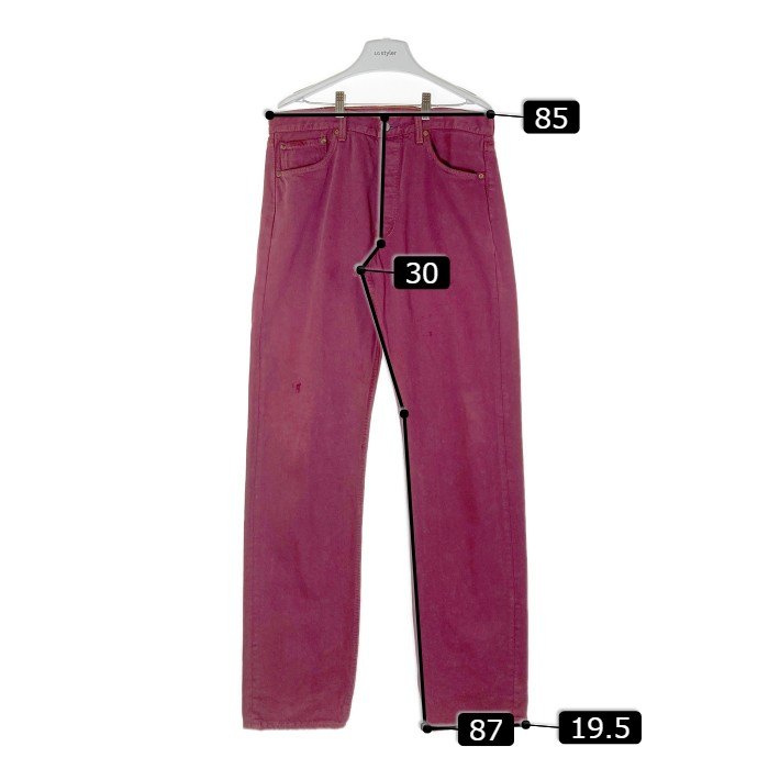 Levi's  リーバイス 90s USA製 501 後染め カラー デニムパンツ パープル sizeW34 瑞穂店