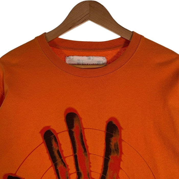 GENTLEFULLNESS ジェントルフルネス プリント ロングスリーブTシャツ オレンジ Size XL 福生店