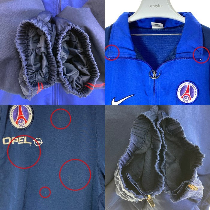 NIKE ナイキ 90's 銀タグ PARIS SAINT GERMAIN PSG パリサンジェルマン セットアップ ブルーxネイビー sizeM 瑞穂店