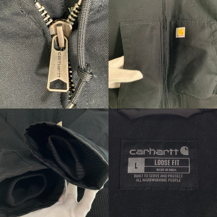 CARHARTT カーハート WASHED DUCK INSULATED ACTIVE JACKET ウォッシュドダック アクティブジャケット ブラック 104050 BLK SIze L 福生店