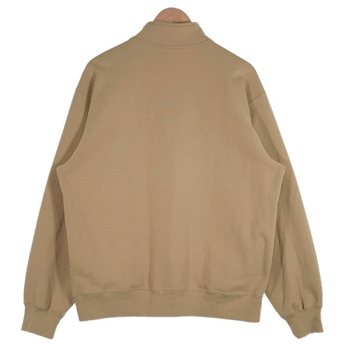 SUPREME シュプリーム 24FW Collegiate Half Zip Pullover カレッジ ハーフジップ プルオーバースウェット ベージュ Size M 福生店