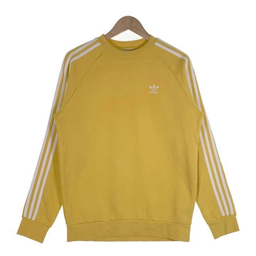 adidas アディダス スリーストライプ クルーネックスウェットトレーナー イエロー FM3779 Size JP M 福生店