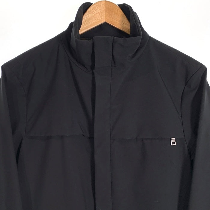 PRADA SPORT プラダスポーツ スタンドカラー ポリエステル ナイロン ジップアップジャケット ブラック WIND STOPPER SGV980 Size 46 福生店