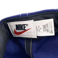90's NIKE ナイキ CAROLINA BASKETBALL ノースカロライナ 大学 バスケットボール ワッペン キャップ ネイビー 福生店