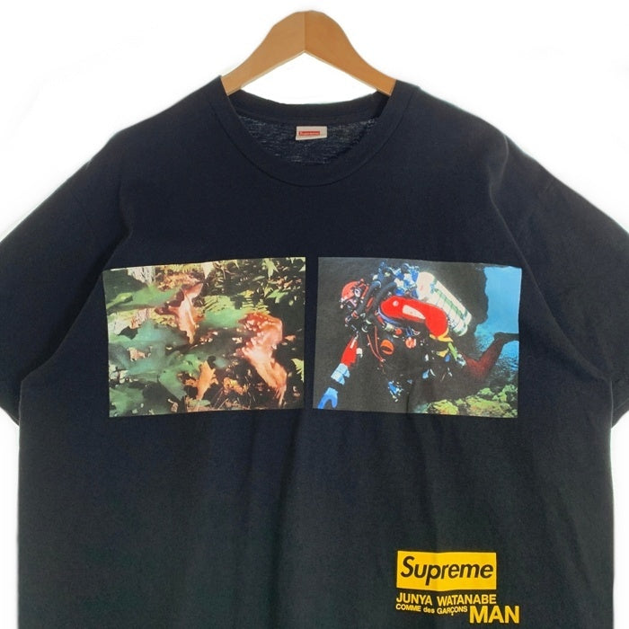 SUPREME シュプリーム JUNYA WATANABE ジュンヤワタナベ COMME des GARÇONS コムデギャルソン Nature Tee 半袖 Tシャツ ブラック Size L 福生店