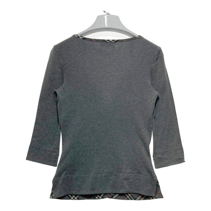 BURBERRY LONDON バーバリーロンドン 薄手カーディガン グレー Size38 瑞穂店