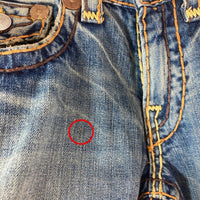 TRUE RELIGION トゥルーレリジョン 31891 JOEY SUPER T フレア デニムパンツ インディゴ sizeW31 瑞穂店