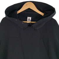 NIKE ACG ナイキエーシージー 18SS COMPONENT FLEECE TOP プルオーバーパーカー 5分袖 ブラック AJ2760-010 Size L 福生店
