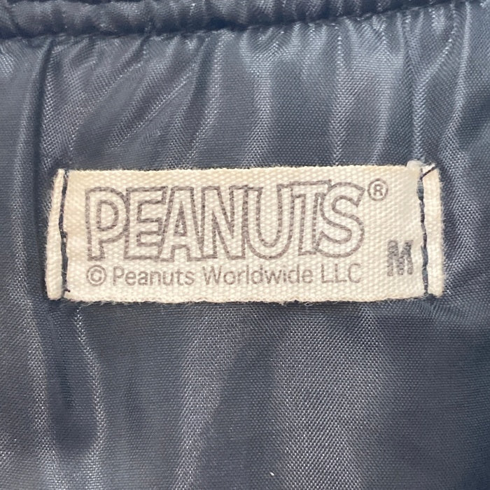 PEANUTS ピーナッツ スヌーピー フライトジャケット  MA-1 ブラック M 瑞穂店