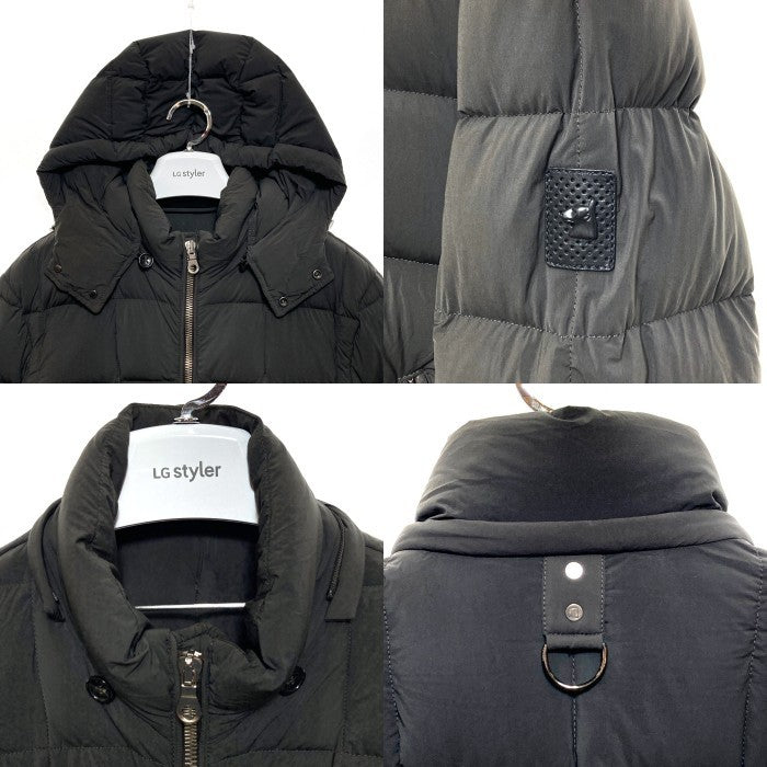 MONTECORE モンテコーレ ナイロンストレッチ ダウンジャケット ブラック 091CX358 1006 Size 50 瑞穂店