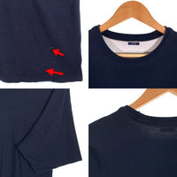 Nautica ノーティカ ダブルフェイス Tシャツ グレー ネイビー TOO BIG Size XXL 相当 福生店