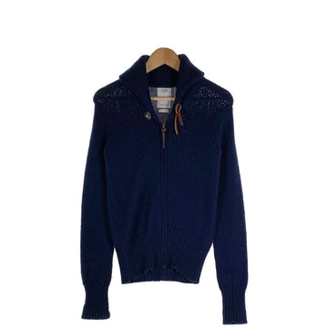 VISVIM ビズビム STURGIS SWEATER F.Z ショールカラー ジップアップウールセーター ネイビー 0113205012005 Size 0 福生店