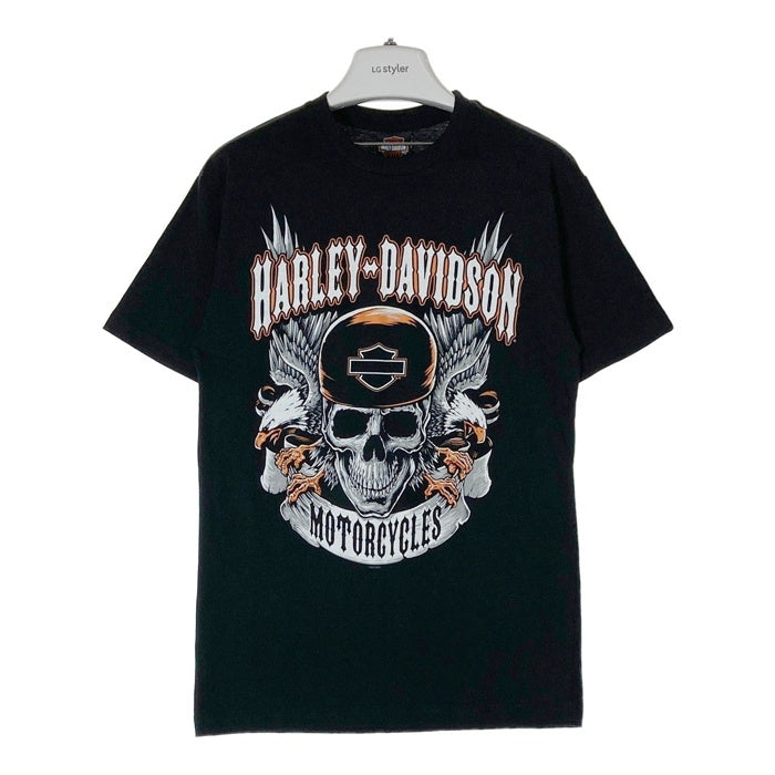 HARLEY DAVIDSON ハーレーダビッドソン USA製 DUELING EAGLES Tシャツ ブラック sizeS タグ付き 瑞穂店