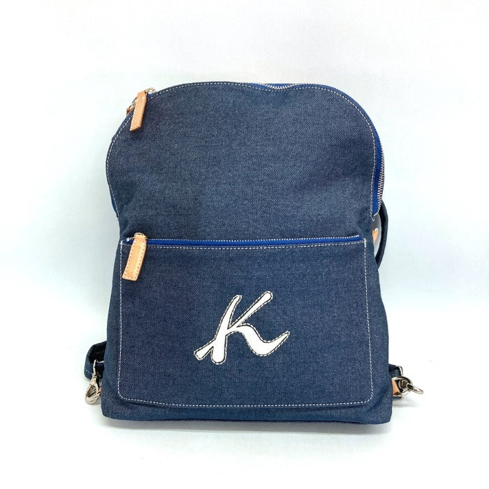 Kitamura キタムラ リュック 2way デニム デカロゴ インディゴ 瑞穂店
