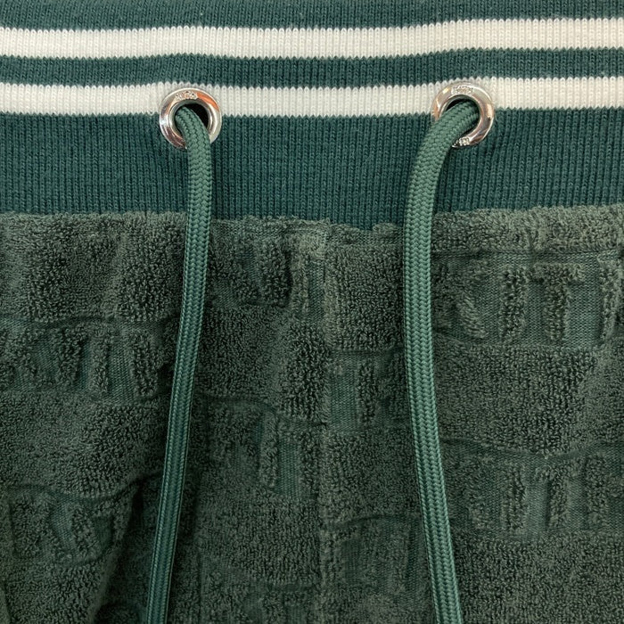 KITH キス エンボスロゴ パイル地 ショートパンツ グリーン Size M 瑞穂店