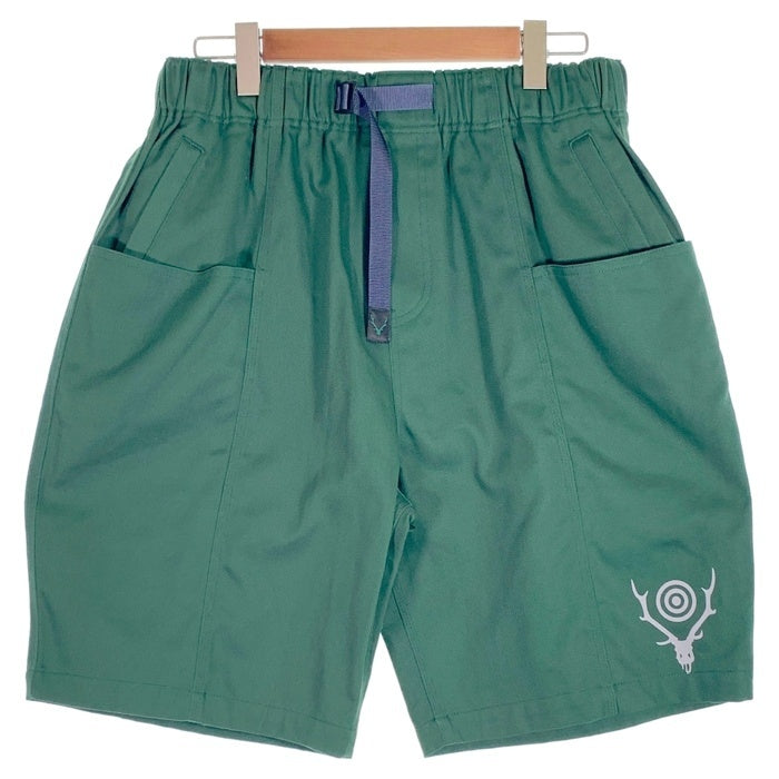 South2 West8 サウス2ウエスト8 Belted C.S. Short - Cotton Twil ベルテッド ショーツ グリーン MR732 Size L 福生店