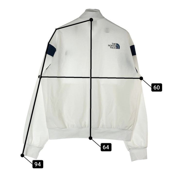 THE NORTH FACE ノースフェイス ウーブンジャケット FIELD BLOUSON JACKET フィールド ブルゾン ジャケット MA-1 ロゴ ホワイト sizeM 瑞穂店