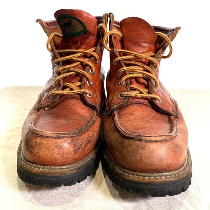 90's REDWING レッドウィング 6" Moc-toe Lug-sole モックトゥ ラグソール 8175  ブラウン USA製 Size US6 1/2 (24.5cm) 福生店