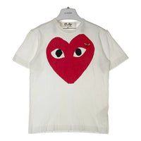 PLAY COMME des GARCONS プレイ コムデギャルソン ハートTシャツ ホワイト sizeS 瑞穂店