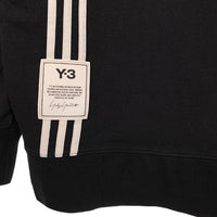 Y-3 ワイスリー M 3 STP TERRY HOODIE スリーストライプ プルオーバースウェットパーカー ブラック H16340 Size M 福生店