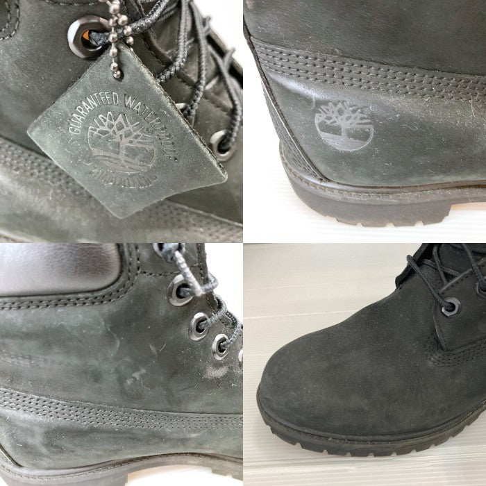 Timberland ティンバーランド 6インチプレミアムブーツ ヌバックレザー ブラック 10073 Size 28cm 瑞穂店