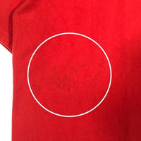 VETEMENTS ヴェトモン 19AW Back Barcode Patch Over Size Tee バックバーコード オーバーサイズTシャツ レッド Size S 福生店