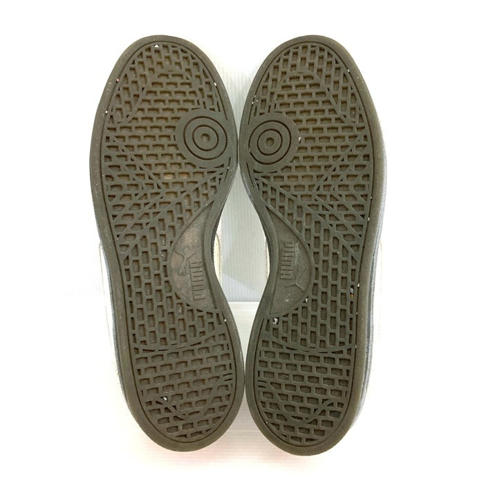 PUMA プーマ Indoor PRM インドア プレミアム スウェードローカットスニーカー ライトグレー クリーム 398179-01 Size 27cm 瑞穂店