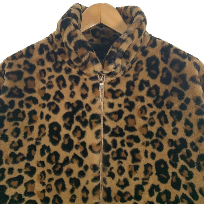 GUESS ゲス 18AW atmos アトモス Fake Fur Jacket レオパード フェイクファー ジャケット M13W8610AT Size L 福生店