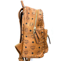 MCM エムシーエム スターク スタッズアウトライン ヴィセトスバックパック リュック ブラウン MMK8AVE61CO001 瑞穂店